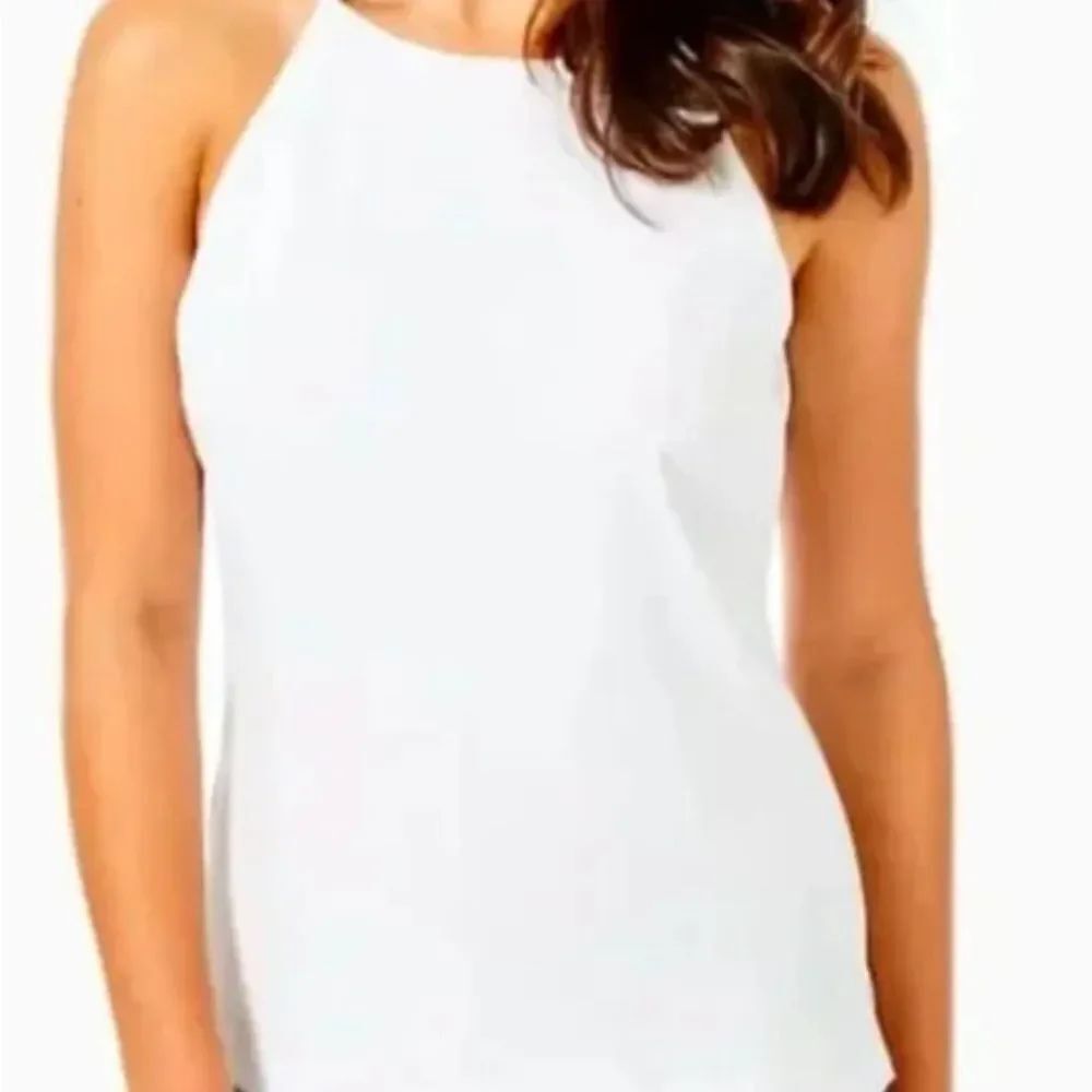 NWOT Lilly Pulitzer Adrienne Top - Resort White size 6